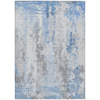 Piper Looms Chantille Abstract ACN1848 Sky Machine Washable Area Rug main image