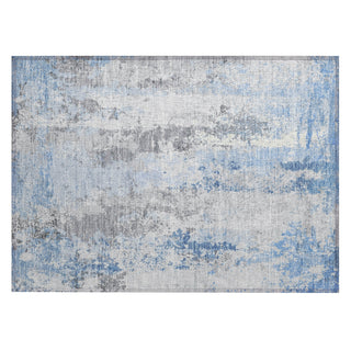 Piper Looms Chantille Abstract ACN1848 Sky Machine Washable Area Rug Scatter Main Image