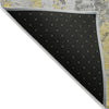 Piper Looms Chantille Abstract ACN1848 Yellow Machine Washable Area Rug Backing Image
