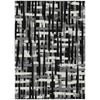 Piper Looms Chantille Stripes ACN1849 Black Machine Washable Area Rug main image