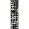 Piper Looms Chantille Stripes ACN1849 Black Machine Washable Area Rug Runner Main Image