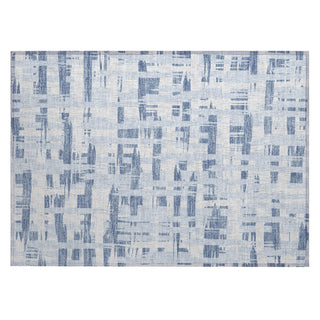 Piper Looms Chantille Stripes ACN1849 Blue Machine Washable Area Rug Scatter Main Image