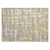 Piper Looms Chantille Stripes ACN1849 Gold Machine Washable Area Rug Scatter Main Image