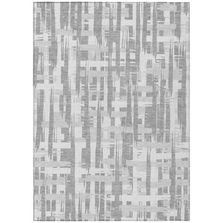Piper Looms Chantille Stripes ACN1849 Gray Machine Washable Area Rug main image