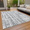 Piper Looms Chantille Stripes ACN1849 Gray Machine Washable Area Rug Outdoor Lifestyle Image Feature