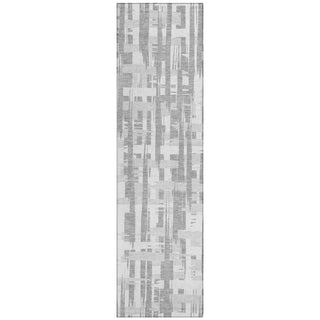 Piper Looms Chantille Stripes ACN1849 Gray Machine Washable Area Rug Runner Main Image