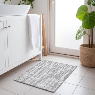 Piper Looms Chantille Stripes ACN1849 Gray Machine Washable Area Rug Scatter Lifestyle Image Feature