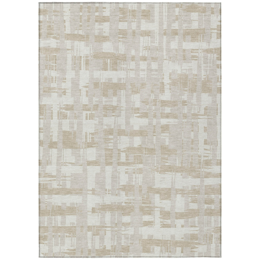 Piper Looms Chantille Stripes ACN1849 Ivory Machine Washable Area Rug main image