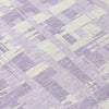 Piper Looms Chantille Stripes ACN1849 Lavender Machine Washable Area Rug Swatch Image