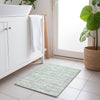 Piper Looms Chantille Stripes ACN1849 Mint Machine Washable Area Rug Scatter Lifestyle Image Feature