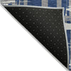 Piper Looms Chantille Stripes ACN1849 Navy Machine Washable Area Rug Backing Image