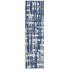 Piper Looms Chantille Stripes ACN1849 Navy Machine Washable Area Rug Runner Main Image