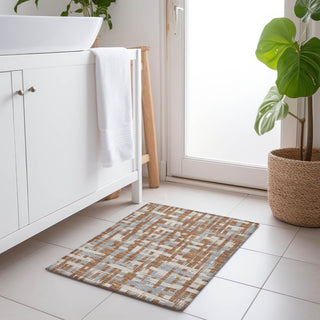 Piper Looms Chantille Stripes ACN1849 Paprika Machine Washable Area Rug Scatter Lifestyle Image Feature