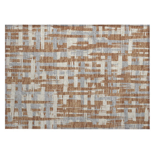 Piper Looms Chantille Stripes ACN1849 Paprika Machine Washable Area Rug Scatter Main Image