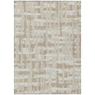 Piper Looms Chantille Stripes ACN1849 Taupe Machine Washable Area Rug main image