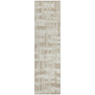 Piper Looms Chantille Stripes ACN1849 Taupe Machine Washable Area Rug Runner Main Image