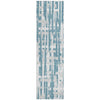 Piper Looms Chantille Stripes ACN1849 Teal Machine Washable Area Rug Runner Main Image