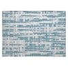 Piper Looms Chantille Stripes ACN1849 Teal Machine Washable Area Rug Scatter Main Image