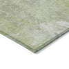Piper Looms Chantille Floral ACN1850 Aloe Machine Washable Area Rug Corner Image