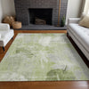 Piper Looms Chantille Floral ACN1850 Aloe Machine Washable Area Rug Lifestyle Image Feature