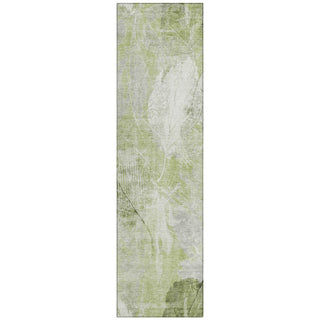 Piper Looms Chantille Floral ACN1850 Aloe Machine Washable Area Rug Runner Main Image