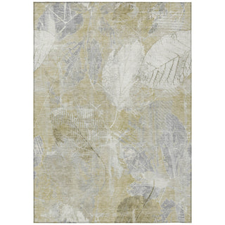Piper Looms Chantille Floral ACN1850 Beige Machine Washable Area Rug main image