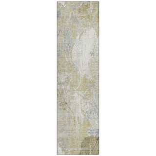 Piper Looms Chantille Floral ACN1850 Beige Machine Washable Area Rug Runner Main Image