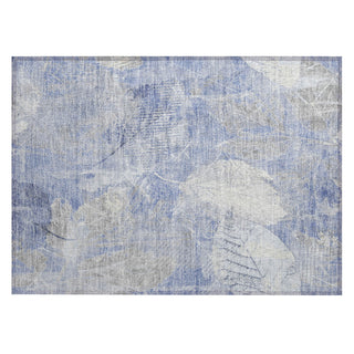 Piper Looms Chantille Floral ACN1850 Denim Machine Washable Area Rug Scatter Main Image