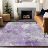Piper Looms Chantille Floral ACN1850 Lavender Machine Washable Area Rug Lifestyle Image Feature