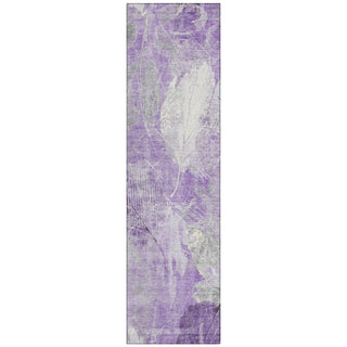 Piper Looms Chantille Floral ACN1850 Lavender Machine Washable Area Rug Runner Main Image