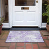 Piper Looms Chantille Floral ACN1850 Lavender Machine Washable Area Rug Scatter Outdoor Lifestyle Image Feature