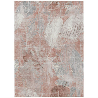 Piper Looms Chantille Floral ACN1850 Salmon Machine Washable Area Rug main image