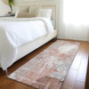 Piper Looms Chantille Floral ACN1850 Salmon Machine Washable Area Rug Runner Lifestyle Image Feature