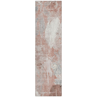 Piper Looms Chantille Floral ACN1850 Salmon Machine Washable Area Rug Runner Main Image