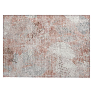 Piper Looms Chantille Floral ACN1850 Salmon Machine Washable Area Rug Scatter Main Image