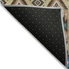 Piper Looms Chantille Aztec ACN1851 Brown Machine Washable Area Rug Backing Image