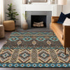 Piper Looms Chantille Aztec ACN1851 Brown Machine Washable Area Rug Lifestyle Image Feature