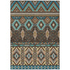 Piper Looms Chantille Aztec ACN1851 Brown Machine Washable Area Rug main image