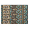 Piper Looms Chantille Aztec ACN1851 Brown Machine Washable Area Rug Scatter Main Image