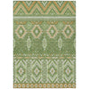 Piper Looms Chantille Aztec ACN1851 Green Machine Washable Area Rug main image