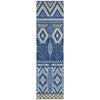 Piper Looms Chantille Aztec ACN1851 Navy Machine Washable Area Rug Runner Main Image