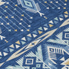 Piper Looms Chantille Aztec ACN1851 Navy Machine Washable Area Rug Swatch Image