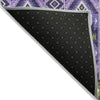 Piper Looms Chantille Aztec ACN1851 Purple Machine Washable Area Rug Backing Image