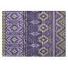 Piper Looms Chantille Aztec ACN1851 Purple Machine Washable Area Rug Scatter Main Image