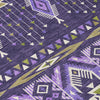 Piper Looms Chantille Aztec ACN1851 Purple Machine Washable Area Rug Swatch Image