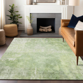 Piper Looms Chantille Modern ACN1852 Aloe Machine Washable Area Rug Lifestyle Image Feature