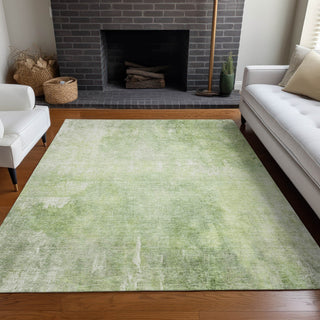 Piper Looms Chantille Modern ACN1852 Aloe Machine Washable Area Rug Lifestyle Image Feature