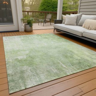Piper Looms Chantille Modern ACN1852 Aloe Machine Washable Area Rug Outdoor Lifestyle Image Feature