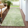 Piper Looms Chantille Modern ACN1852 Aloe Machine Washable Area Rug Runner Outdoor Lifestyle Image Feature