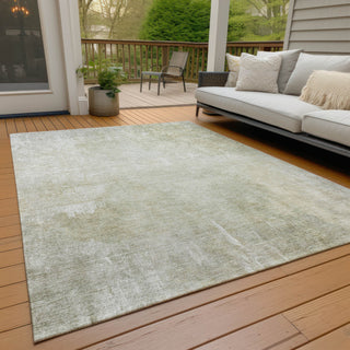 Piper Looms Chantille Modern ACN1852 Beige Machine Washable Area Rug Outdoor Lifestyle Image Feature